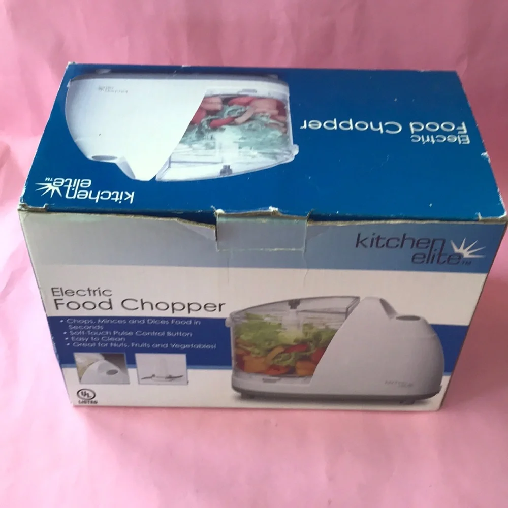 New electric food chopper